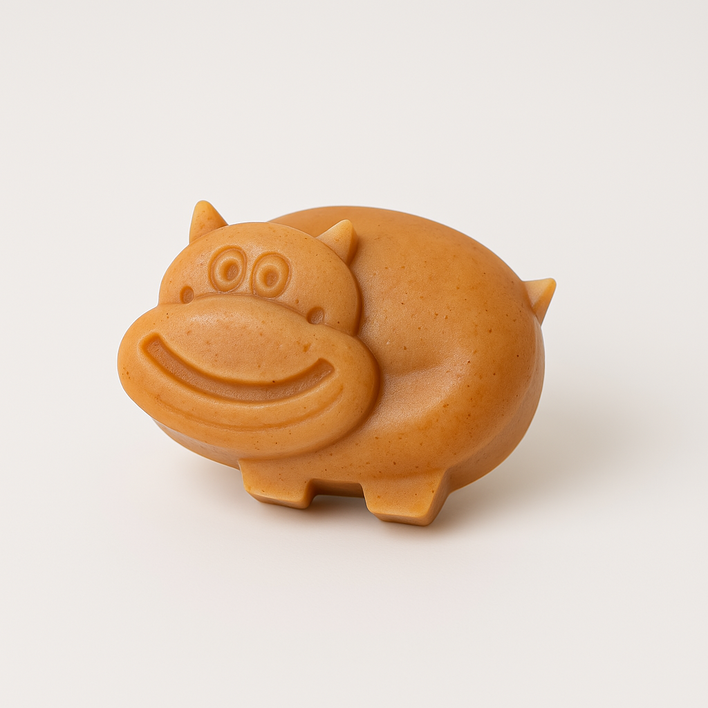 Turmeric Kids Soap Bar – Gentle Cleansing with Lion, Hippo & Teddy Bear Shapes  Natural & Fun Bath Time
